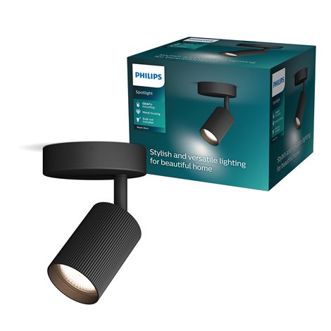 Wyatt LED bodové svítidlo 5W, AC 220–240, černá 3