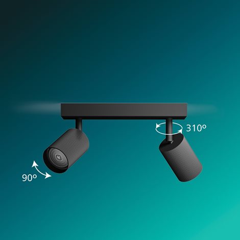 Wyatt LED bodové svítidlo 5W, AC 220–240, černá 10