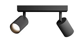 Wyatt LED bodové svítidlo 2x5W, AC 220–240, černá