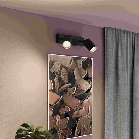 Wyatt LED bodové svítidlo 2x5W, AC 220–240, černá 7