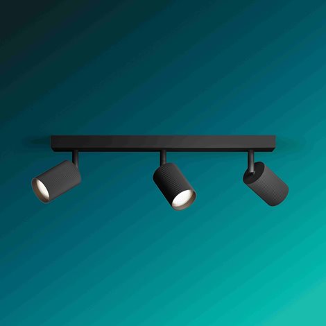 Wyatt LED bodové svítidlo 3x5W, AC 220–240, černá 4