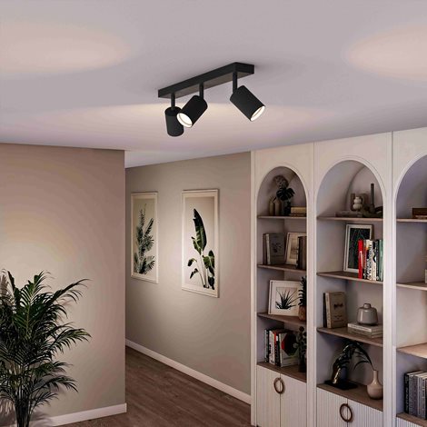 Wyatt LED bodové svítidlo 3x5W, AC 220–240, černá 7
