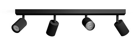 Wyatt LED bodové svítidlo 4x5W, AC 220–240, černá 5
