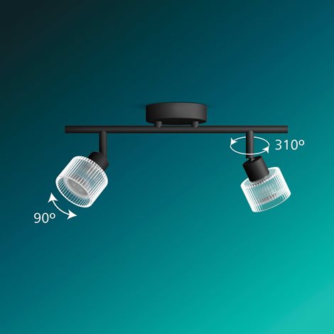 Horen LED bodové svítidlo 3×5W, AC 220–240, černá 10
