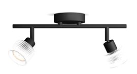 Horen LED bodové svítidlo 2×5W, AC 220–240, černá