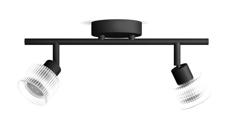 Horen LED bodové svítidlo 2×5W, AC 220–240, černá 2