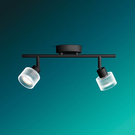 Horen LED bodové svítidlo 2×5W, AC 220–240, černá 4