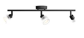 Horen LED bodové svítidlo 3×5W, AC 220–240, černá