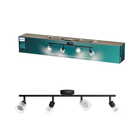 Horen LED bodové svítidlo 4×5W, AC 220–240, černá 3