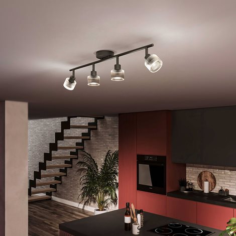 Horen LED bodové svítidlo 4×5W, AC 220–240, černá 7