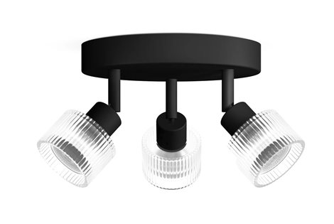 Horen LED bodové svítidlo 3×5W, na desce, AC 220–240, černá 2