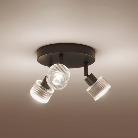 Horen LED bodové svítidlo 3×5W, na desce, AC 220–240, černá 6