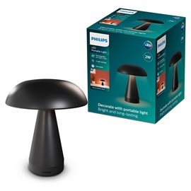 Mycena LED svítidlo DSK215 2W 30-65K USB, černá