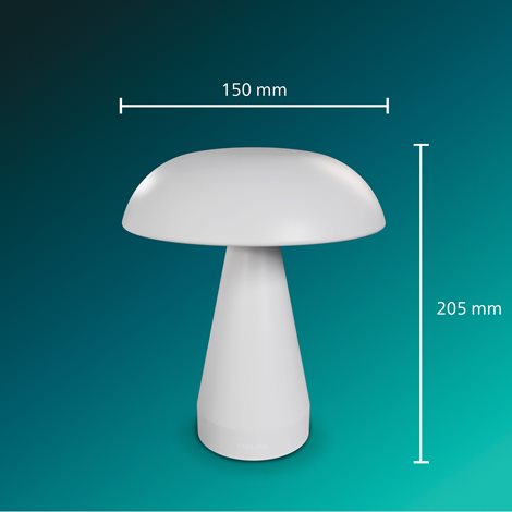 Mycena LED svítidlo DSK215 2W 30-65K USB, bílá 8
