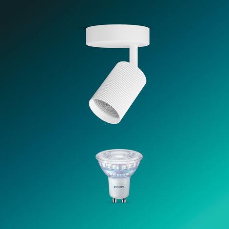 Wyatt LED bodové svítidlo 5W, AC 220–240, bílá 5