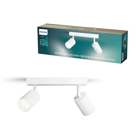 Wyatt LED bodové svítidlo 2x5W, AC 220–240, bílá 3