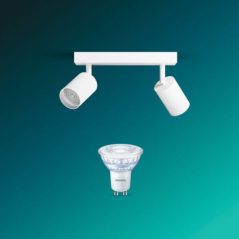 Wyatt LED bodové svítidlo 2x5W, AC 220–240, bílá 5