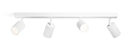 Wyatt LED bodové svítidlo 4×5W, AC 220–240, bílá