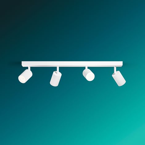 Wyatt LED bodové svítidlo 4×5W, AC 220–240, bílá 4