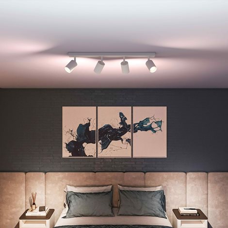 Wyatt LED bodové svítidlo 4×5W, AC 220–240, bílá 7
