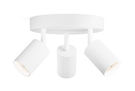 Wyatt LED bodové svítidlo 3×5W, na desce, AC 220–240, bílá