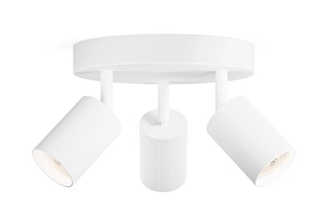 Wyatt LED bodové svítidlo 3×5W, na desce, AC 220–240, bílá 1