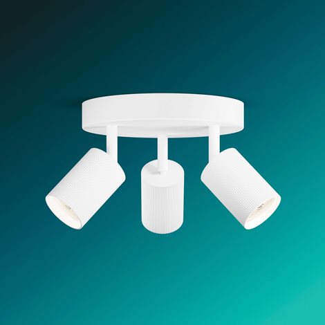 Wyatt LED bodové svítidlo 3×5W, na desce, AC 220–240, bílá 4