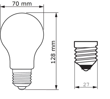 CorePro LEDBulb ND 17-150W E27 A67 827 CL G LED Žárovka 17W 2452lm 2
