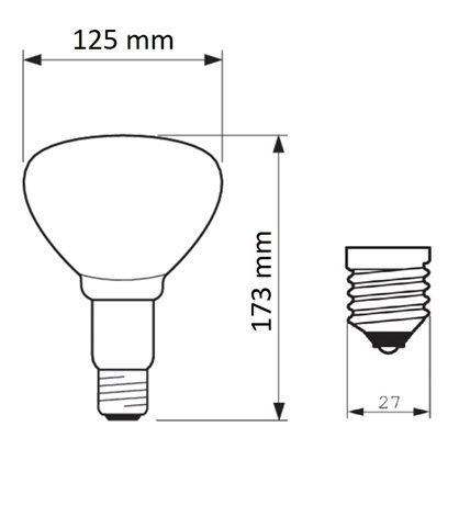Infražárovka IR 250C* R125 HG 2