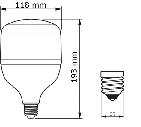 TForce Core HB MV ND 35W E27 840 G3 LED zářivka 35W 5000lm 2