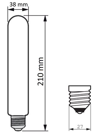 LED žárovka TForce Core LED road 26W 730 E27 MV 4200lm 2