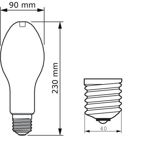 TForce Core LED HPL 36W E40 830 FR Světelný zdroj 36W 5500lm 2