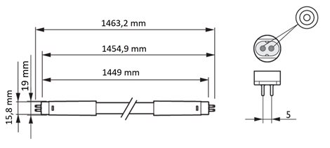 MASTER LEDtube 1449mm HE 20W 865 T5 EU LED Trubice 20W 3000lm 2