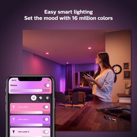 HUE SET 2x WACA LED Luster žárovka E14 5,1W 470lm K IP20, stmívatelné 15