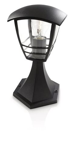 15382/30/16 Creek venkovní sloupkové svítidlo 1xE27 60W bez zdroje 32,5cm IP44, černé 6