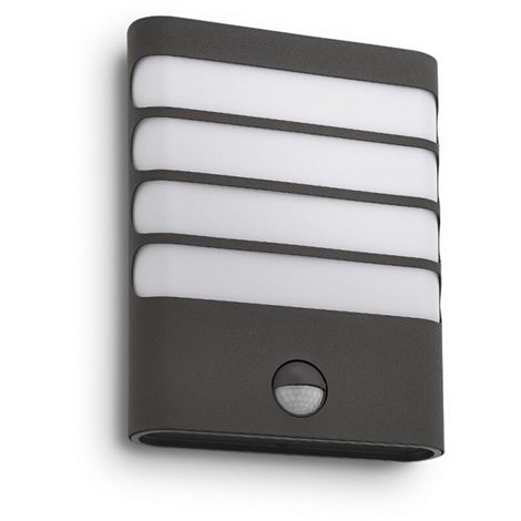 17274/93/16 Raccoon IR venkovní nástěnné LED svítidlo se senzorem 1x3W 270lm 2700K IP44, antracitové 1