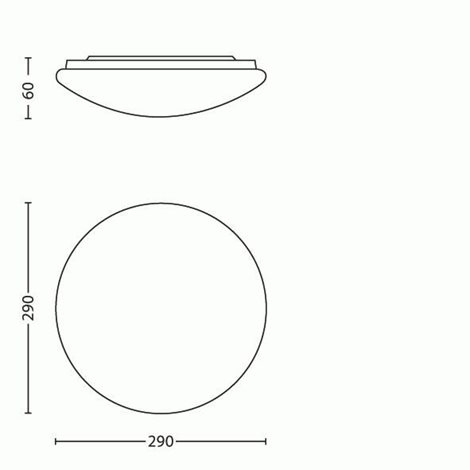 31814/87/16 Twirly přisazené LED svítidlo 1x12W 1200lm 2700K IP20 28,7cm, šedé 11