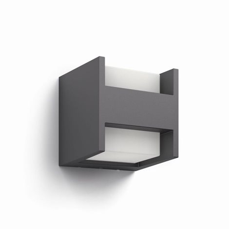16459/93/16 Arbour venkovní nástěnné LED svítidlo 2x4,5W 800lm 2700K IP44, antracitové 17