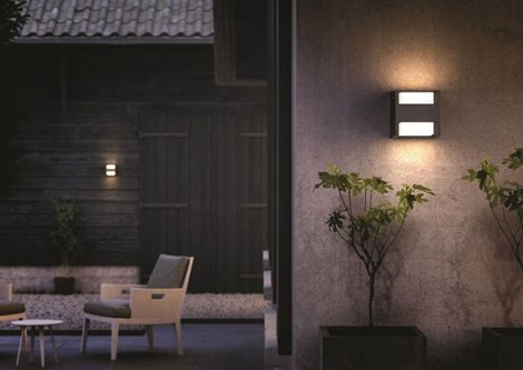 16459/93/16 Arbour venkovní nástěnné LED svítidlo 2x4,5W 800lm 2700K IP44, antracitové 13