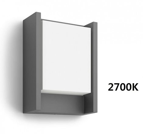 16460/93/16 Arbour venkovní nástěnné LED svítidlo 1x6W 600lm 2700K IP44, antracitové 22