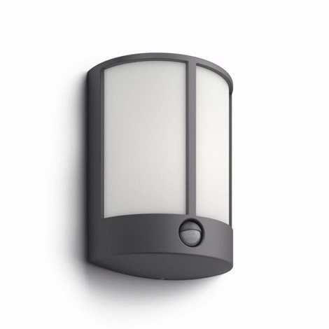 16465/93/16 Stock IR venkovní nástěnné LED svítidlo se senzorem 1x6W 600lm 2700K IP44, antracitové 7