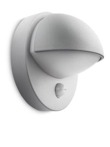 16246/87/16 June IR venkovní nástěnné svítidlo se senzorem 1xE27 42W IP44, šedé 9