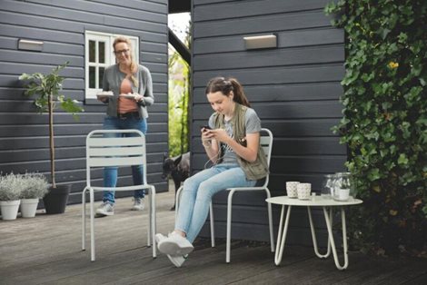16483/93/P0 Bustan venkovní nástěnné LED svítidlo 2x4,5W 1000lm 2700K IP44, antracitové;stmívatelné 3