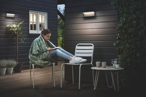 16483/93/P0 Bustan venkovní nástěnné LED svítidlo 2x4,5W 1000lm 2700K IP44, antracitové;stmívatelné 4