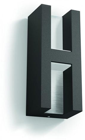17351/93/P0 Shadow venkovní nástěnné LED svítidlo 2x4,5W 1000lm 2700K IP44, antracitové 7