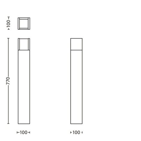 16463/93/P3 Arbour venkovní sloupkové LED svítidlo 1x6W 600lm 4000K 77cm IP44, antracitové 8