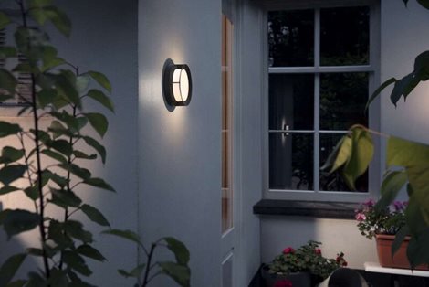 17390/30/P0 Actea venkovní nástěnné LED svítidlo 1x12W 1200lm 2700K IP44, černé 6