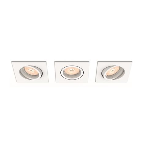 50193/31/PN Enneper podhledové svítidlo GU10 3x5,5W bez zdroje hranaté 9cm IP20, bílé 20