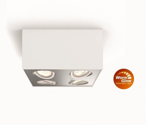 50494/31/P0 Box stropní bodové LED svítidlo 4x4,5W 2000lm 2200-2700K IP20 WarmGlow, bílé 13