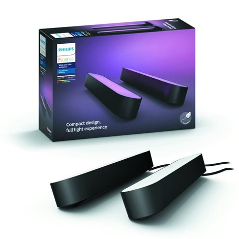 78202/30/P7 Hue WACA Play 2x stolní LED svítidlo základní sada 6W 500lm 2000-6500K RGB IP20 černá 37